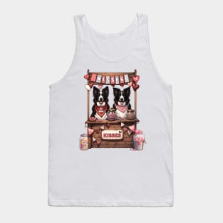 My Border Collie Is My Valentine Tank Top